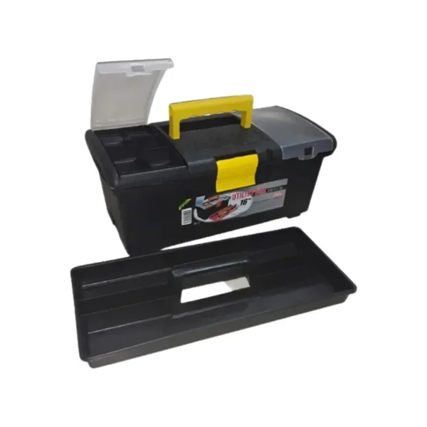 Caja plástica para herramientas 16" Utility con bandeja y gavetas frontales – SAO LEOPOLDO