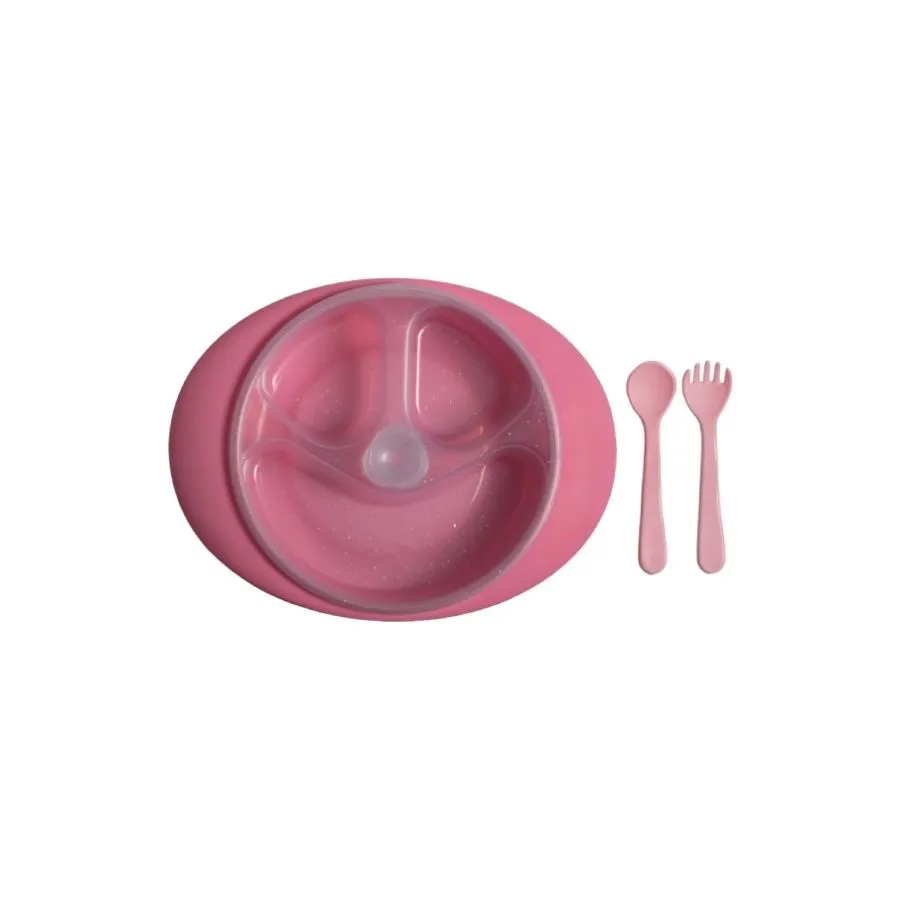 Plato térmico con cubiertos y sopapa 950 ml - YESI