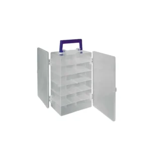 Caja plástica Berna 21 divisiones con doble puerta – SAO LEOPOLDO