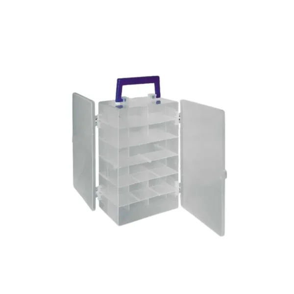 Caja plástica Berna 21 divisiones con doble puerta – SAO LEOPOLDO