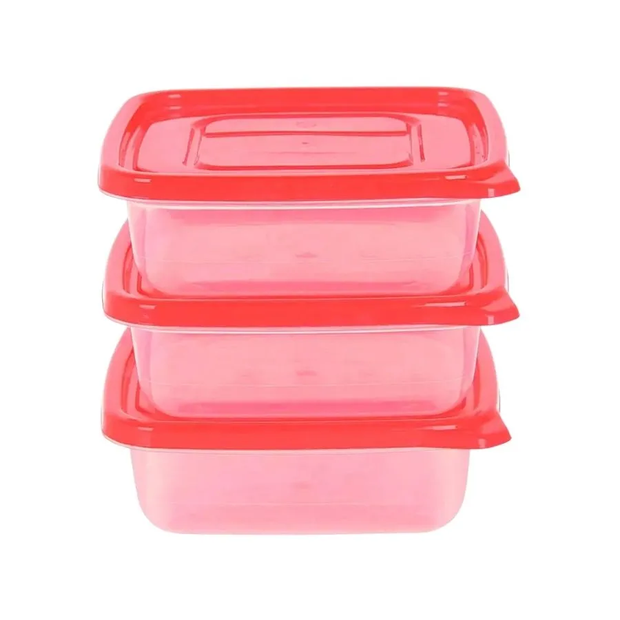 HERMET PLAST M CLICK CUAD 600 ml SET x 3
