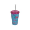 VASO ACRIL DOBLE "SAO" c/SORBETE FLAMINGO