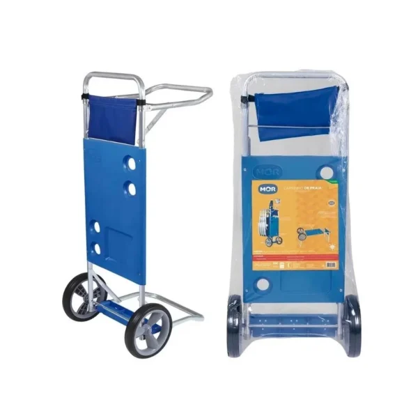 Carro mesa de playa plegable azúl – SAO LEOPOLDO