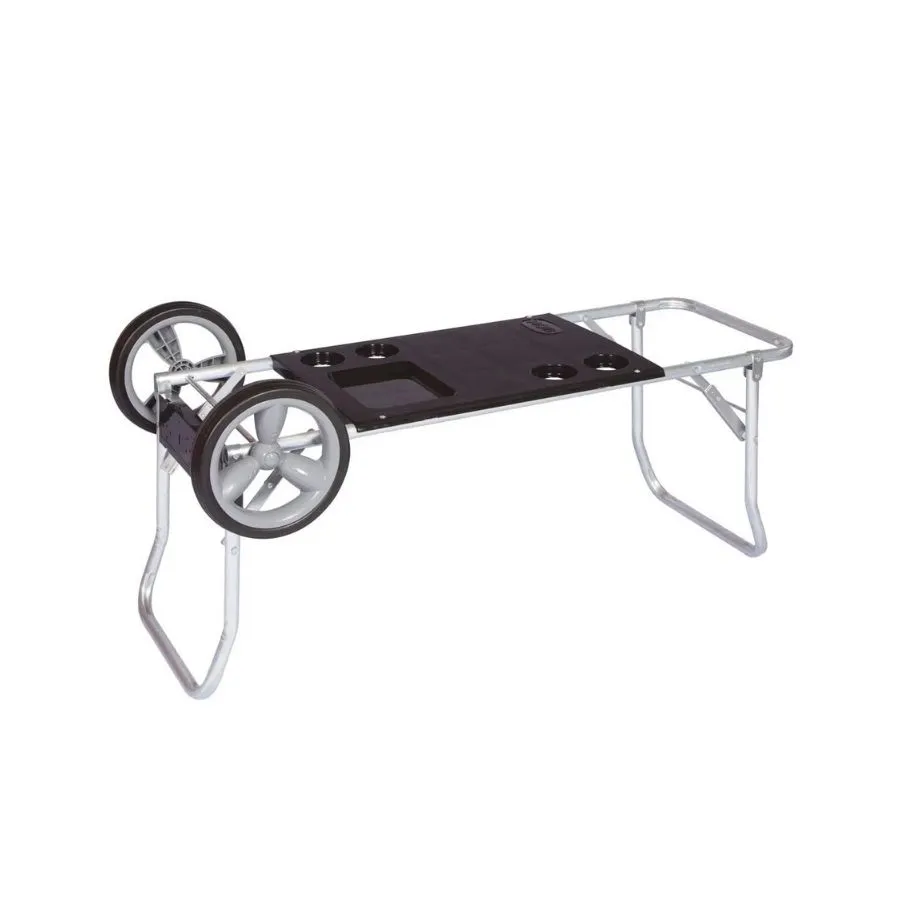 Carro mesa de playa plegable negro – SAO LEOPOLDO