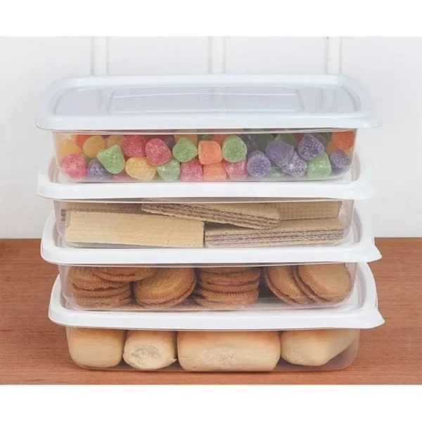 HERMET PLAST M CLICK RECT 1200 ml SET x 4