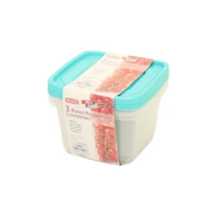 HERMET PLAST M CLICK CUAD 1150 ml SET x 3