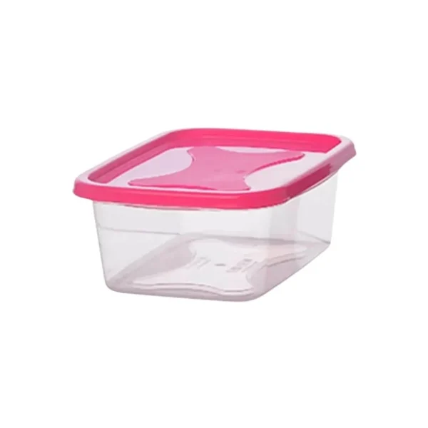 Hermético rectangular plástico 1 L – GEMPLAST
