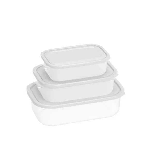 Set herméticos plásticos rectangulares x 3 – NITRON