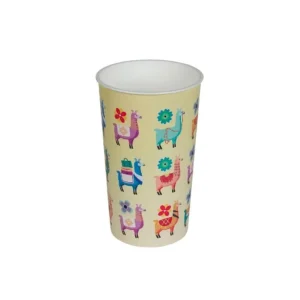 VASO PLAST S/ TAPA 600 ML LLAMA