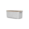 Caja organizadora rectangular yute 21 cm - NITRON