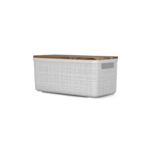 Caja organizadora rectangular yute 21 cm – NITRON