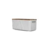 Caja organizadora rectangular yute 28 cm - NITRON