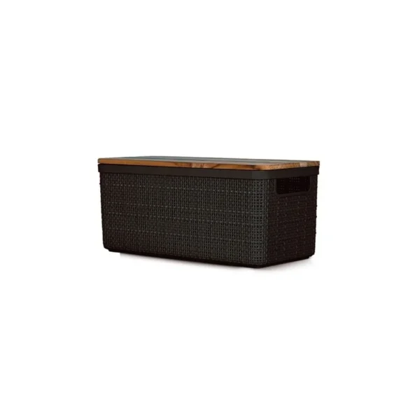 Caja organizadora rectangular yute 28 cm – NITRON