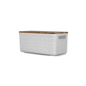 Caja organizadora rectangular yute 34,7 cm – NITRON