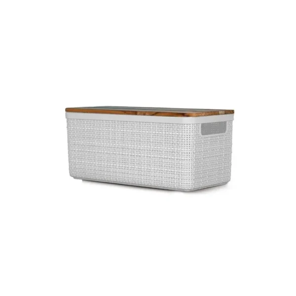 Caja organizadora rectangular yute 34,7 cm – NITRON