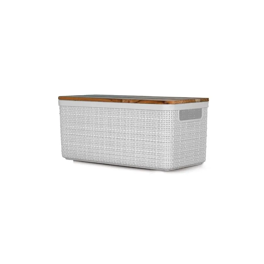 CAJA PLAST ORG YUTE NT RECT 34,7 BCA c/T MAD
