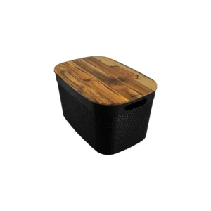 CAJA PLAST ORG YUTE NT OVAL 40 NGO c/T MAD