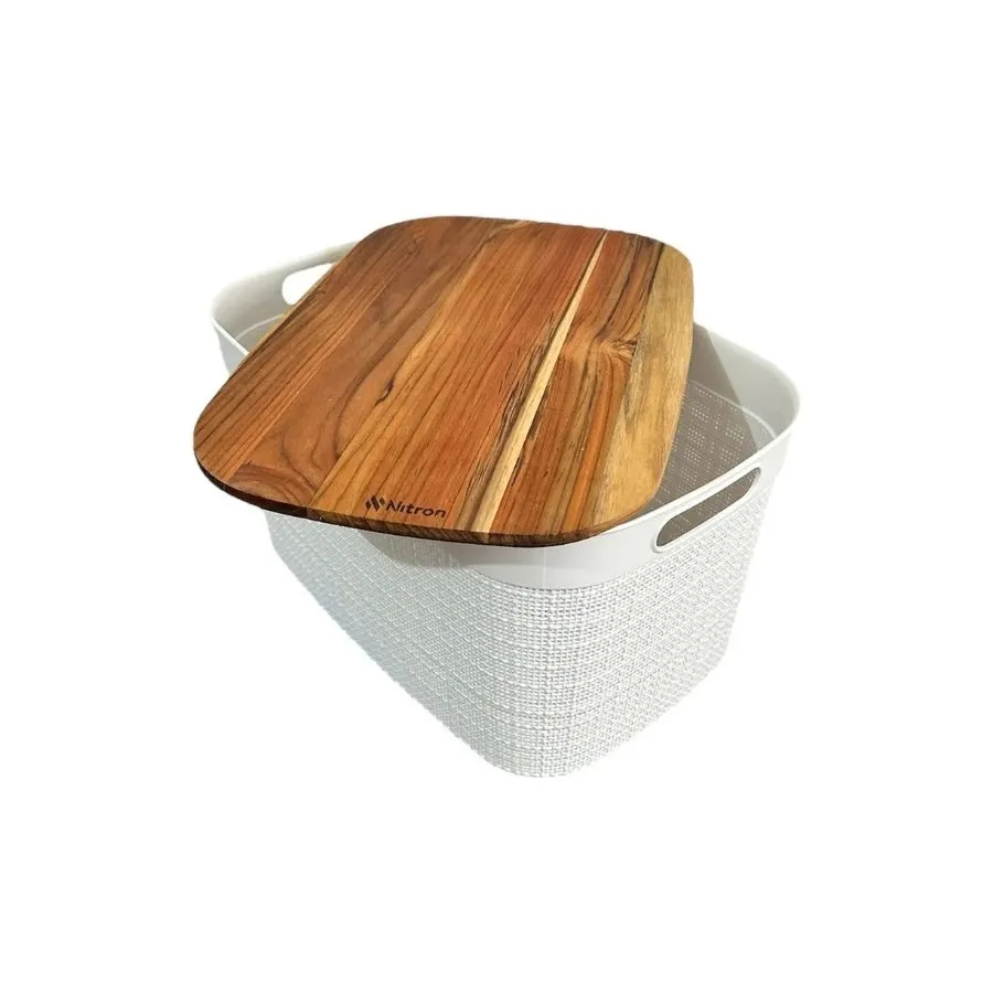 Caja organizadora oval yute 33 cm – NITRON