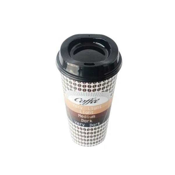 VASO PLAST "SAO" DECO 0,55L CAFE / MAIS CAFÉ