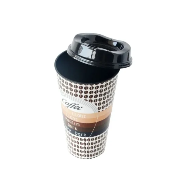 VASO PLAST "SAO" DECO 0,55L CAFE / MAIS CAFÉ