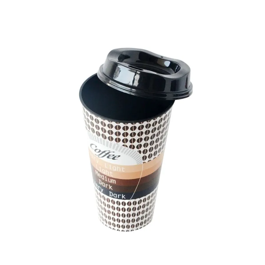 VASO PLAST "SAO" DECO 0,55L CAFE / MAIS CAFÉ