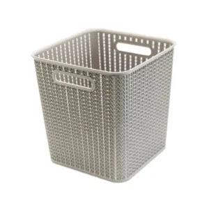 Cesto plástico ratán beige 16,5 L – SAO BERNARDO