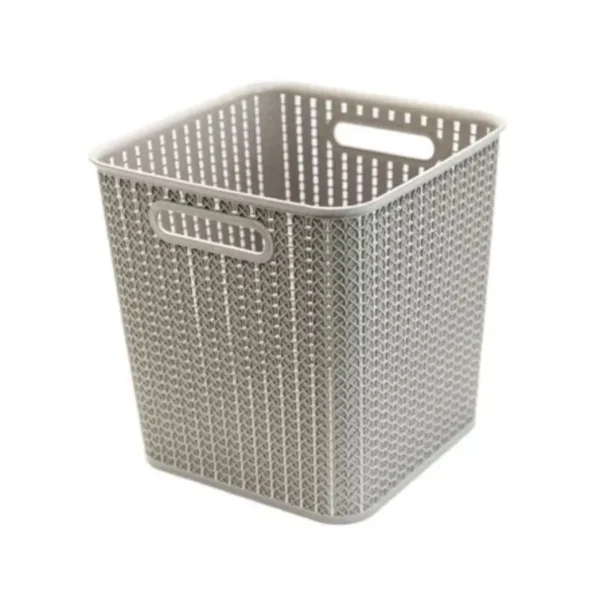 Cesto plástico ratán beige 16,5 L – SAO BERNARDO