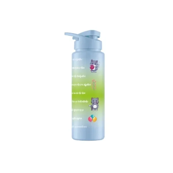 Botella motivacional gatos degradé 750 ml
