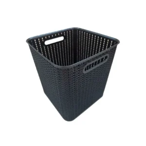 Cesto plástico ratán negro 16,5 L