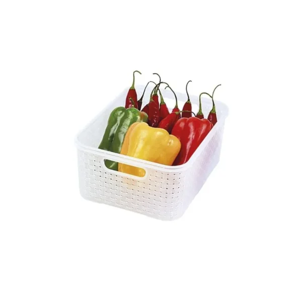 Organizador de heladera ratán 25,5 x 20 cm – NITRON