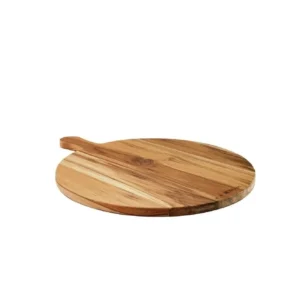 Tabla pizzera de madera con mango 38 cm – NITRON