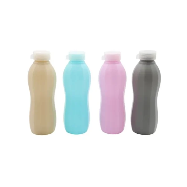Botella sport plástica 500 cc con tapa a rosca