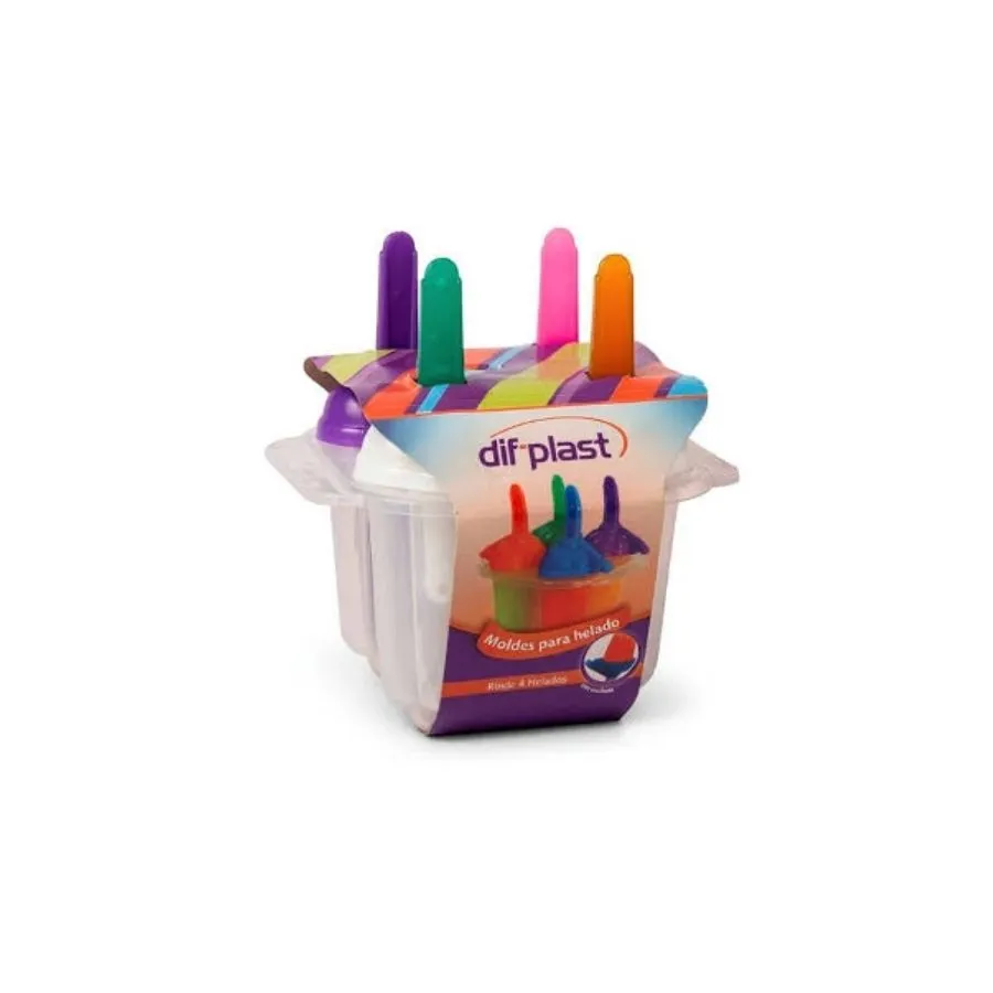 Molde para helados x4 – DIF-PLAST