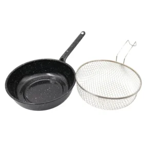 Freidora enlozada con canasto 24 cm – JOVIFEL