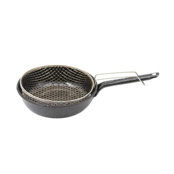 Freidora enlozada con canasto 24 cm – JOVIFEL