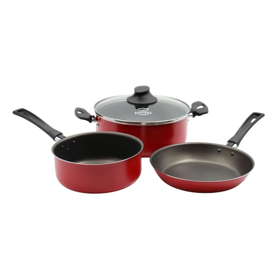 Batería de cocina antiadherente 4 piezas Piamonte – JOVIFEL