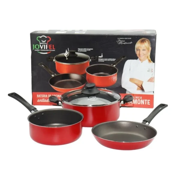 Batería de cocina antiadherente 4 piezas Piamonte – JOVIFEL