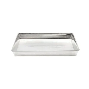 Asadera de hojalata graneada rectangular 35 x 23 cm - JOVIFEL