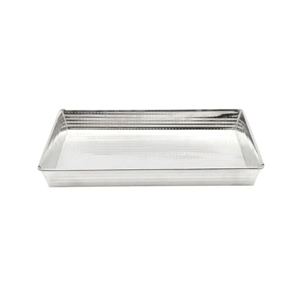 Asadera de hojalata graneada rectangular 35 x 23 cm - JOVIFEL
