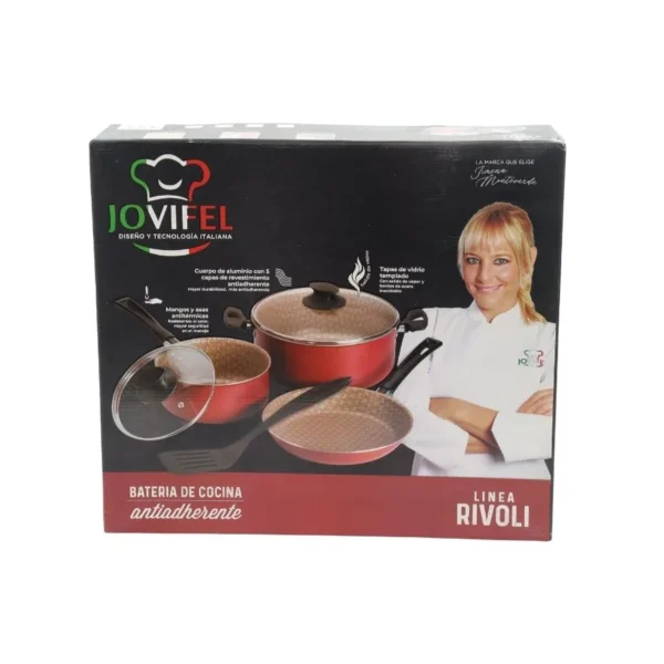 Batería de cocina antiadherente 4 piezas Rivoli – JOVIFEL