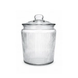Frasco redondo vidrio con tapa 900 ml – THE KITCHEN