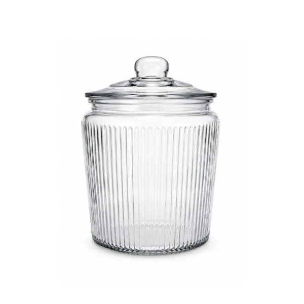 Frasco redondo vidrio con tapa 900 ml – THE KITCHEN