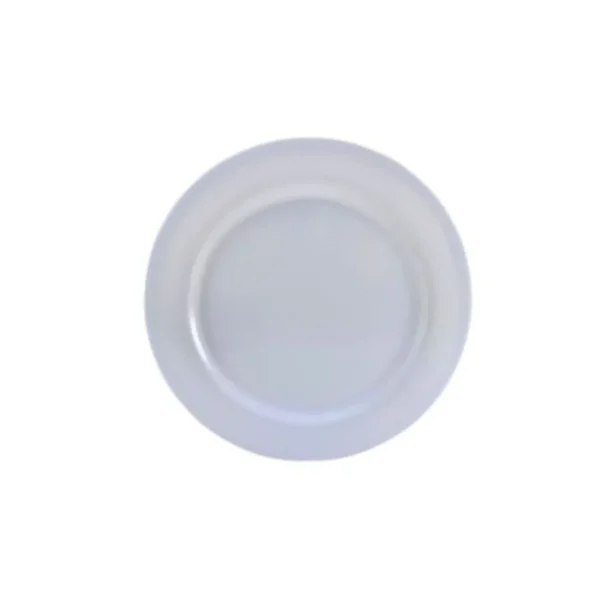 Plato playo melamina blanco 25 cm