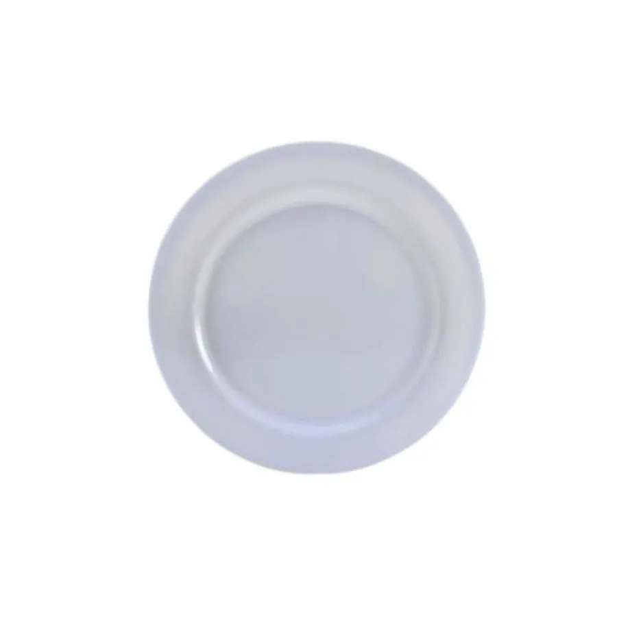 Plato playo melamina blanco 25 cm