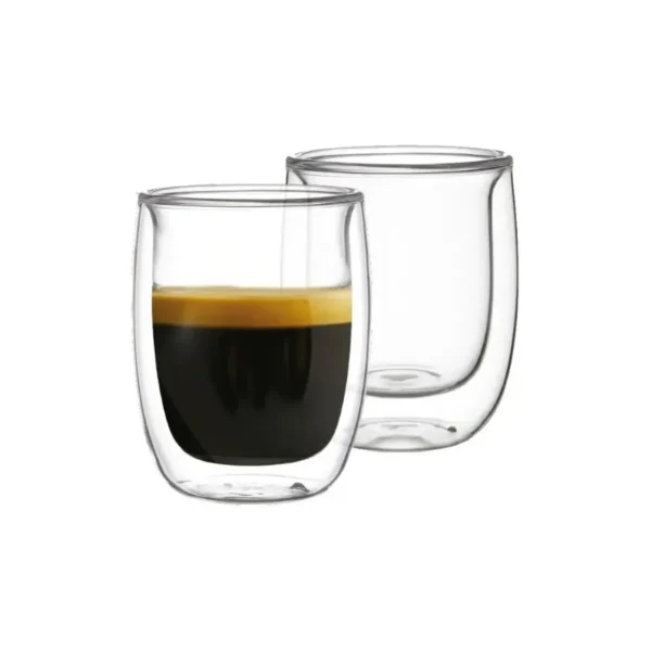 Set jarritos Espresso doble pared x 2 90 cc