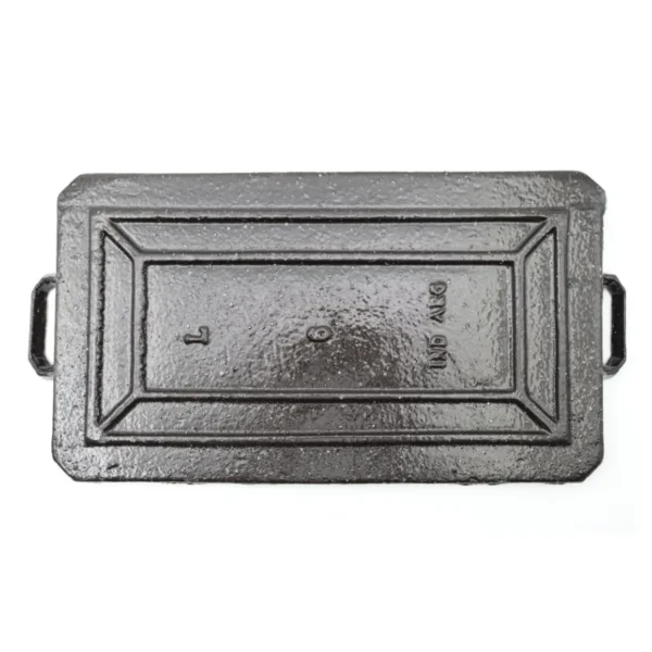 Bifera enlozada rayada rectangular N°6 – MAULLIN
