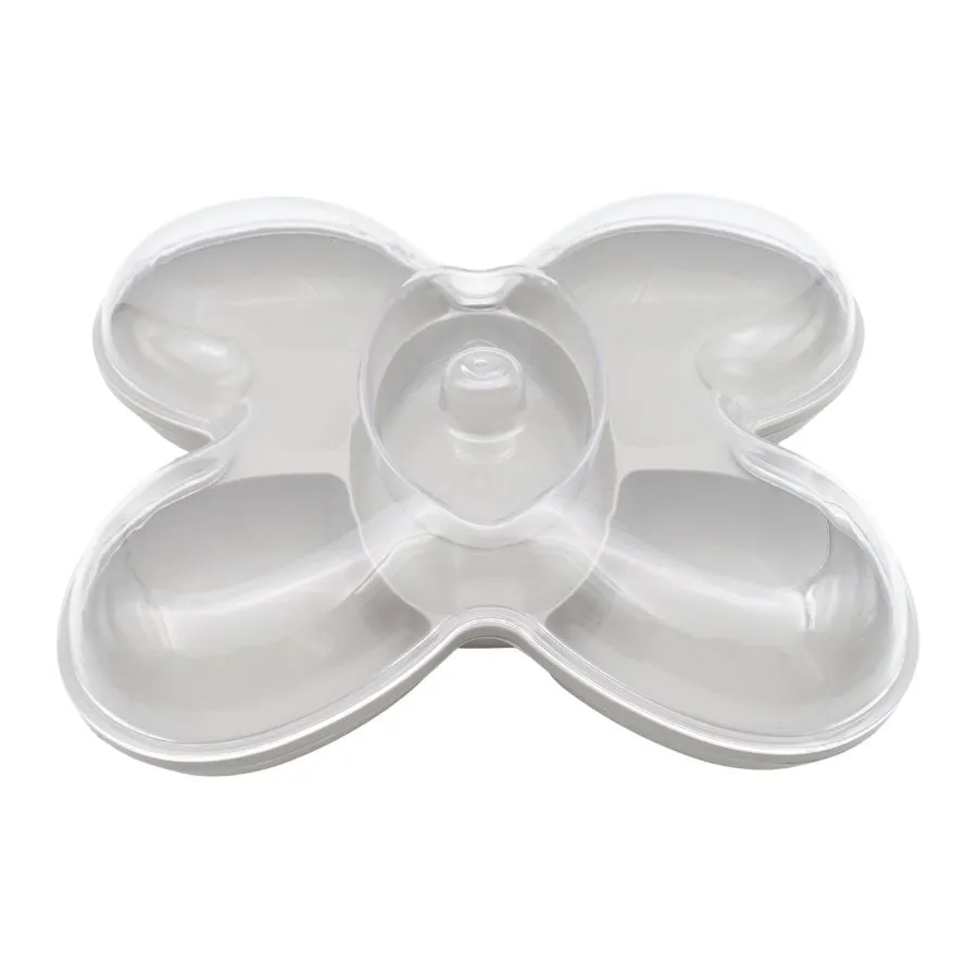 COPETINERO PLAST 5 DIV MARIPOSA KUMA c/TAPA