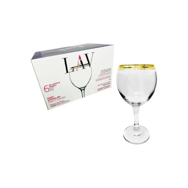 EST 6 COPAS LAV-ATLANTCA VINO ORO