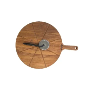Tabla de madera para pizza con cortador – HUDSON