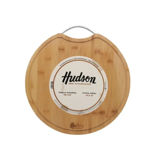 Pizzera bambú 36 cm con asa – HUDSON